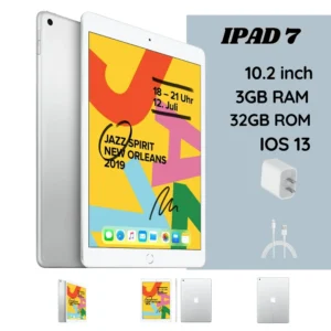Ipad 7th. Gen - 10.2" 32GB SSD - Only WIFI - (Silver) (Refurbished, Good Condition)