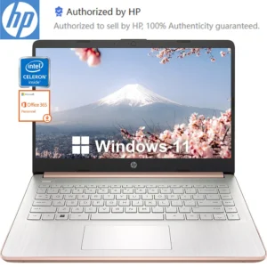 HP Newest 14" Business Laptop, Rose Gold