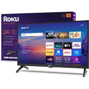 Roku Smart TV, 24-Inch, 720p HD TV – Roku TV with Voice Remote