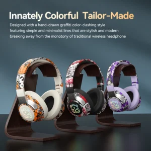 Graffiti LED Light Up Wireless Headphones