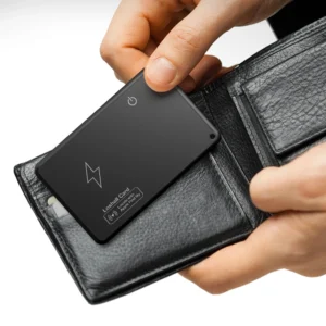Wireless Charging GPS Locator with Apple Find My App Tracking Device for Luggage, Wallet, Purse