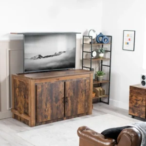 Motorized TV Stand for 32 to 55 inch Screens, Lift Television Stand with Remote
