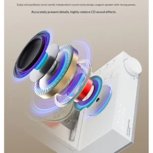 HOTT C229 CD Player Portable Bluetooth with Speaker - Thumbnail Image 2