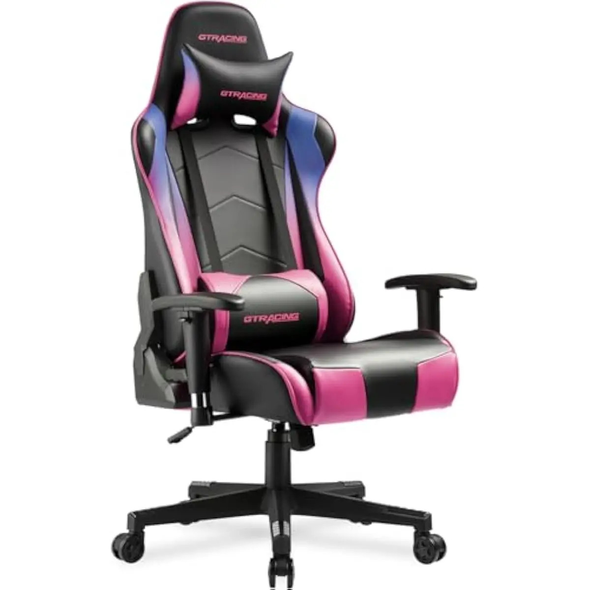Race-inspired Ergonomic Gaming Chair w/Premium Leather & High-Density Foam - Image 5