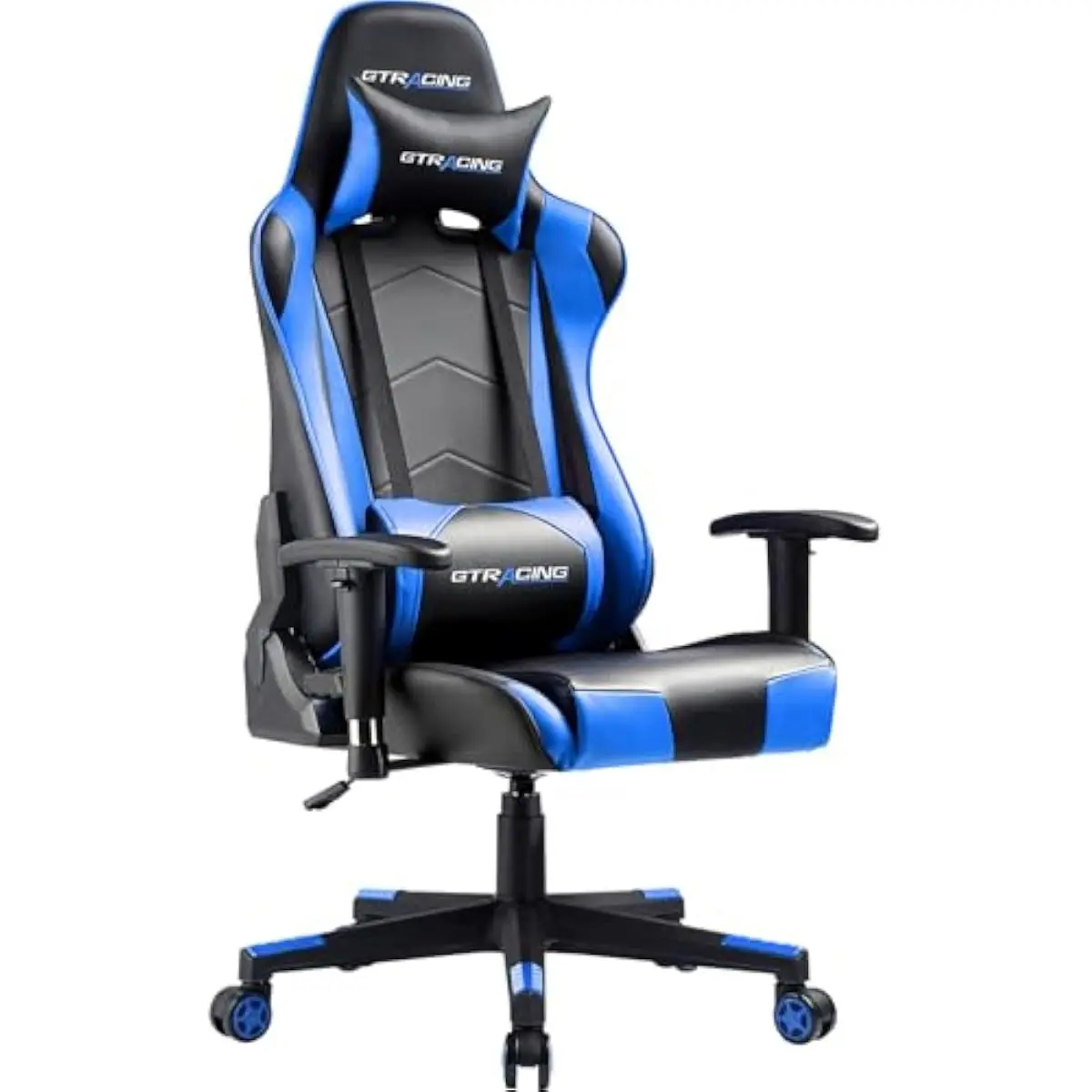 Race-inspired Ergonomic Gaming Chair w/Premium Leather & High-Density Foam - Image 7