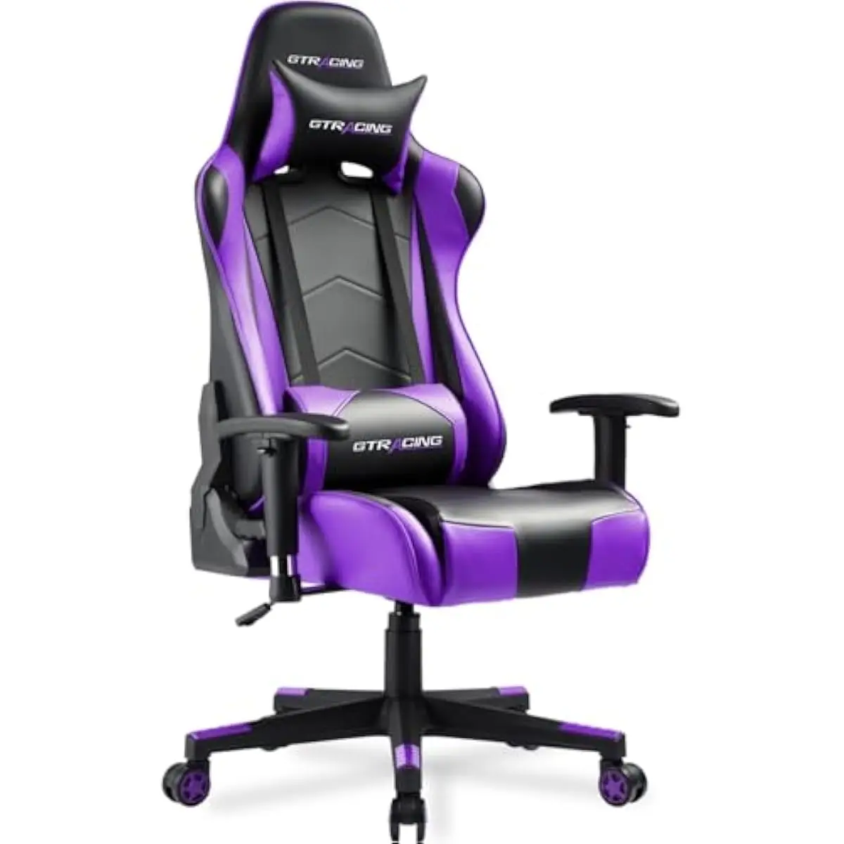 Race-inspired Ergonomic Gaming Chair w/Premium Leather & High-Density Foam - Image 8